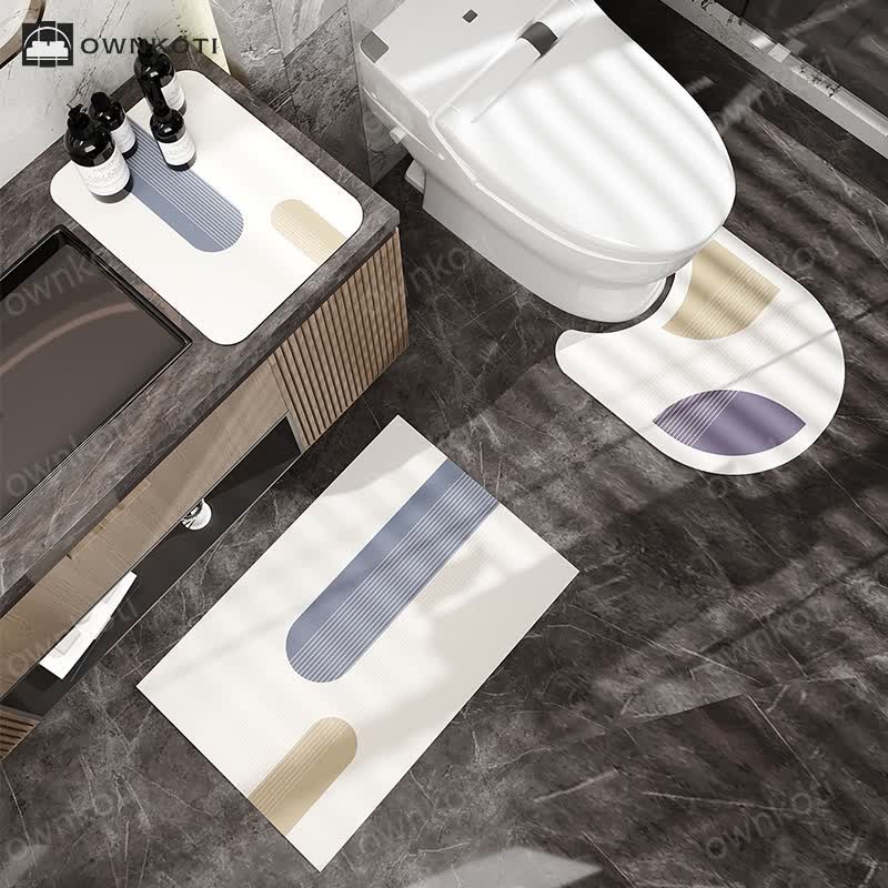 Simple Modern Diatom Mud Anti-slip Bath Mat