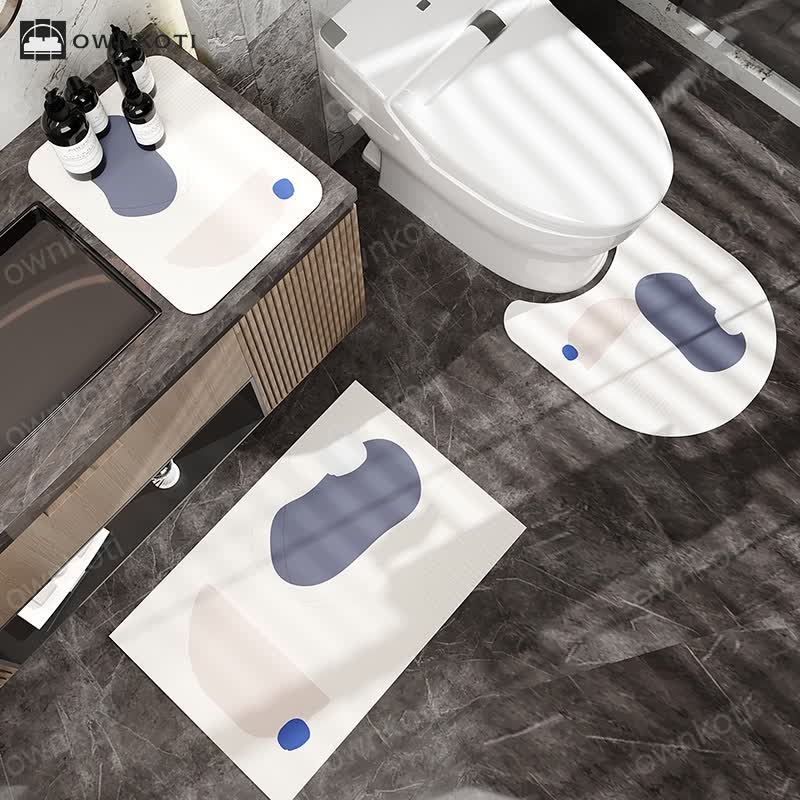 Simple Modern Diatom Mud Anti-slip Bath Mat