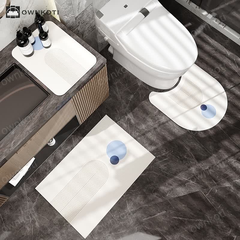 Simple Modern Diatom Mud Anti-slip Bath Mat