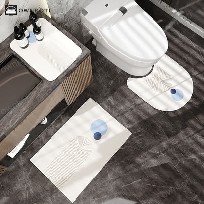 Simple Modern Diatom Mud Anti-slip Bath Mat