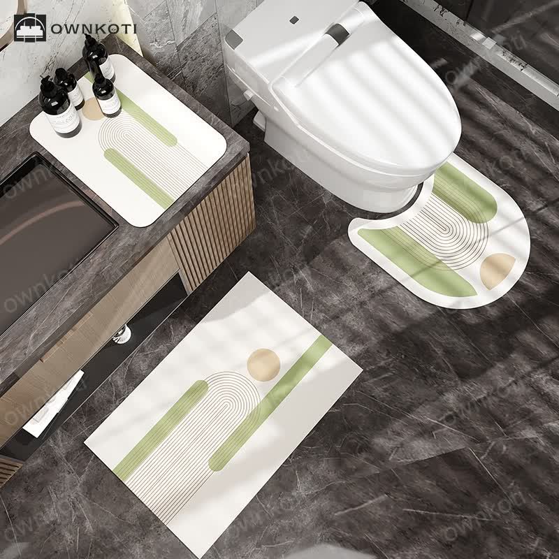 Simple Modern Diatom Mud Anti-slip Bath Mat