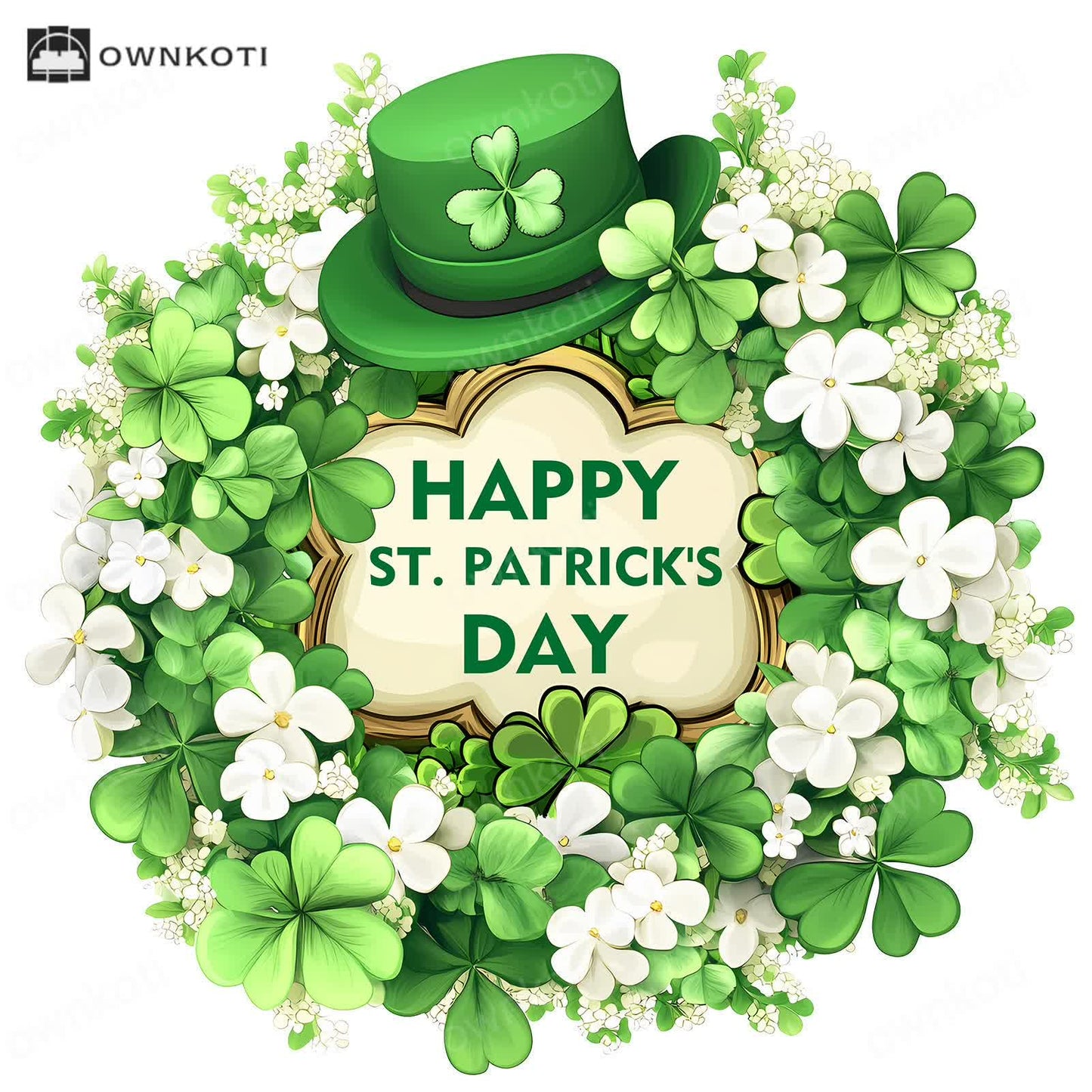 Happy St. Patrick's Day Party Wall Sticker