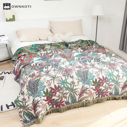 Jungle Reversible Breathable Cotton Gauze Blanket