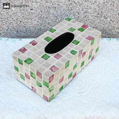 Creative Square Shell Tissue Box Storage Box