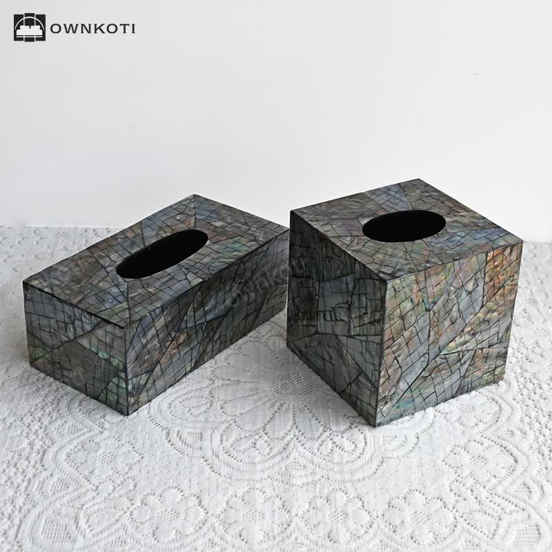 Creative Square Shell Tissue Box Storage Box