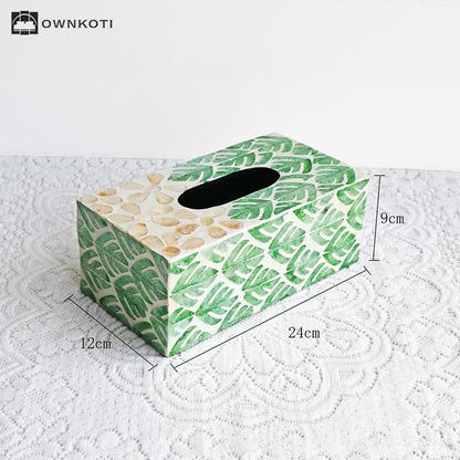 Creative Square Shell Tissue Box Storage Box