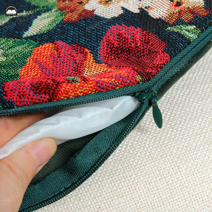 Vintage Floral Square Removable Floor Cushion