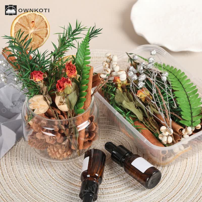 No Fire Aromatherapy DIY Dried Flower Material Pack