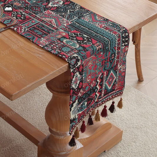 Luxury Retro Ethnic Style Table Runner