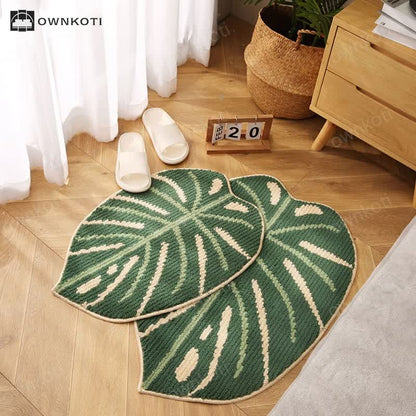 Four-leaf Clover Leaf Shape Non-slip Floor Mat