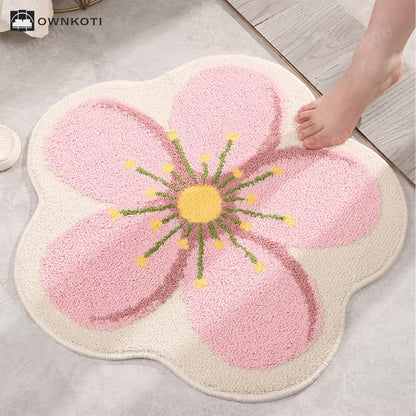 Cute Plant Fruit Shaped Anti-slip Floor Mat