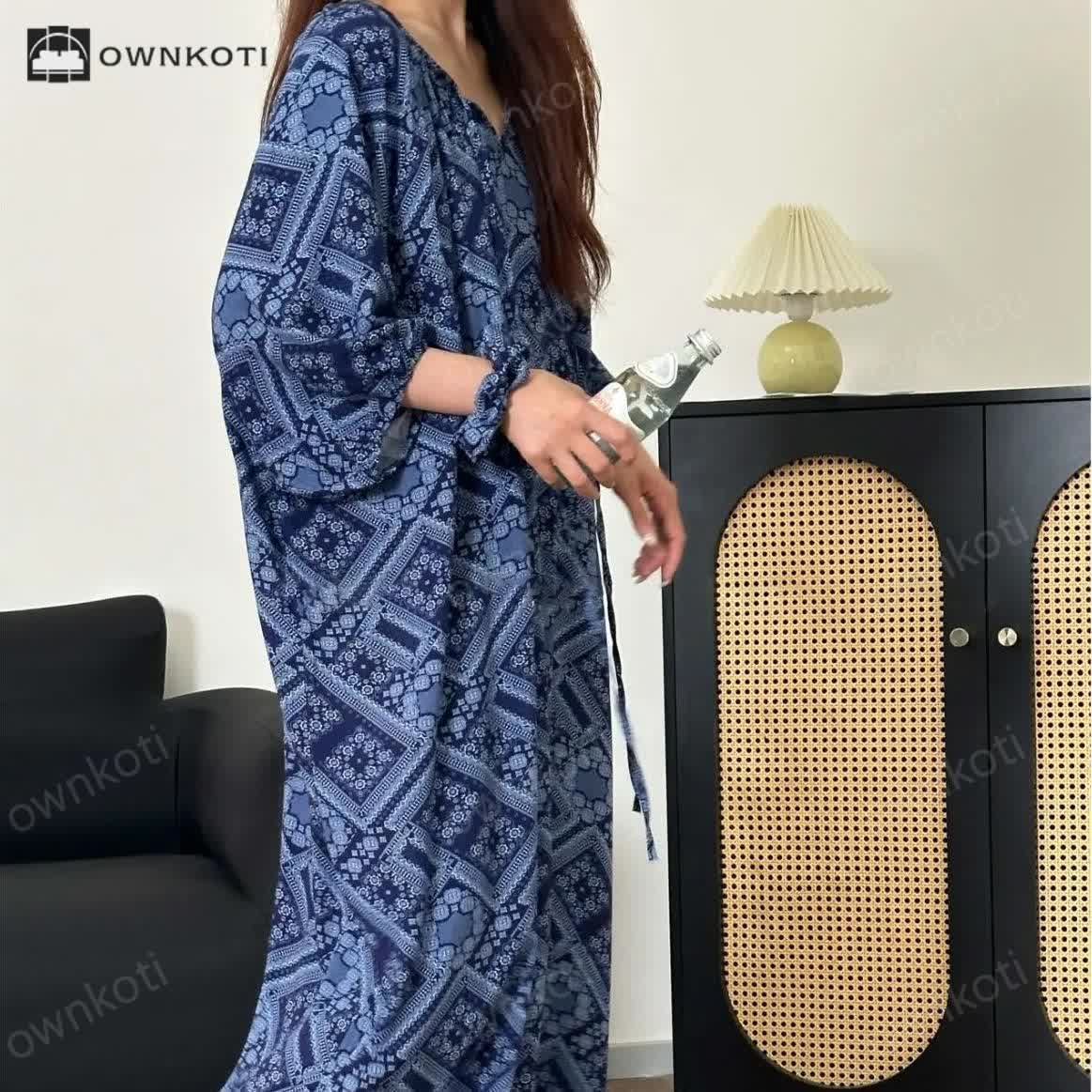 Plus Size Moroccan Loose Nightwear Set