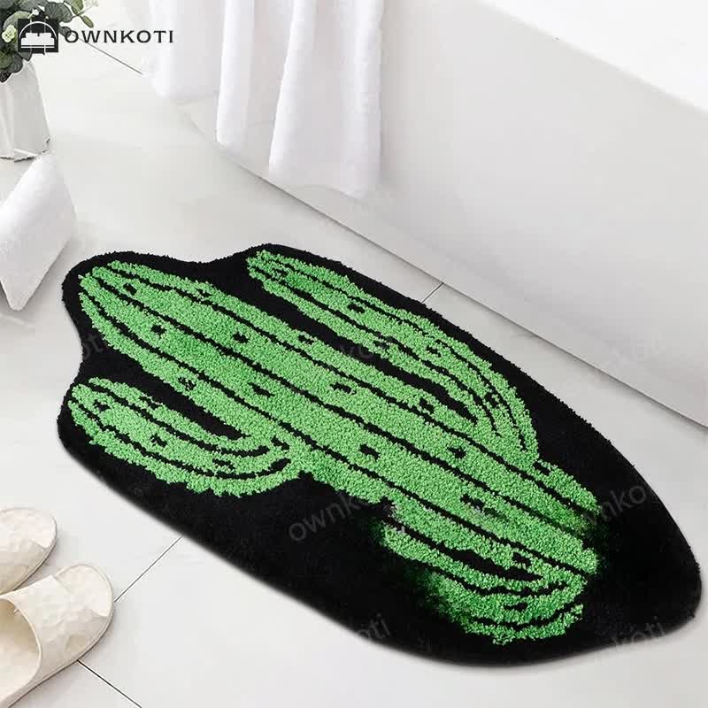 Pastoral Style Plant & Flower Absorbent Floor Mat