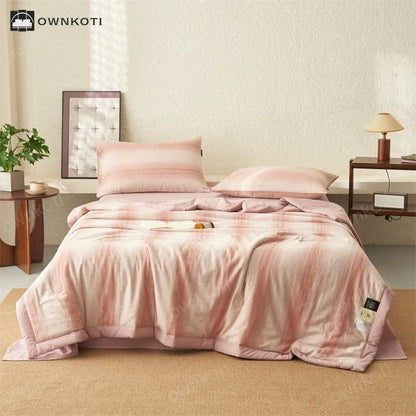 Pure Cotton Jacquard Striped breathable Bedding