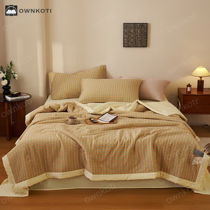 Yarn-dyed Jacquard Soft Pure Cotton Bedding