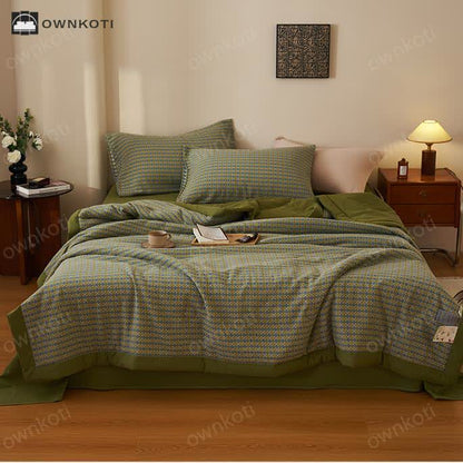 Yarn-dyed Jacquard Soft Pure Cotton Bedding