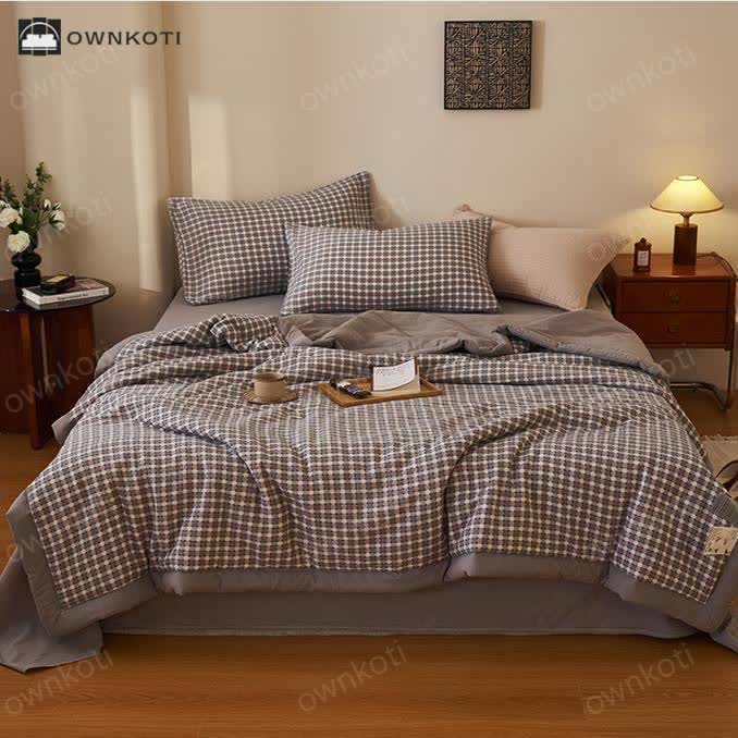 Yarn-dyed Jacquard Soft Pure Cotton Bedding