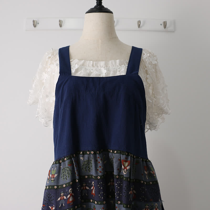 Vintage Pattern Home Kitchen Cotton Apron
