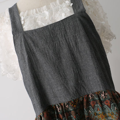 Vintage Pattern Home Kitchen Cotton Apron