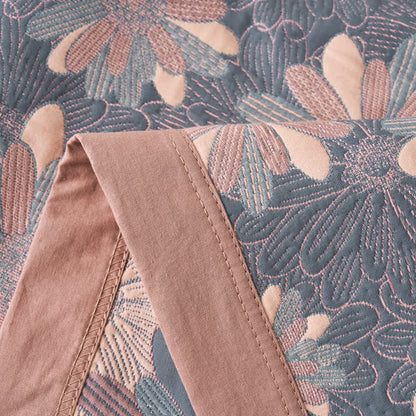 Colorful Daisy Cotton Gauze Jacquard Quilt