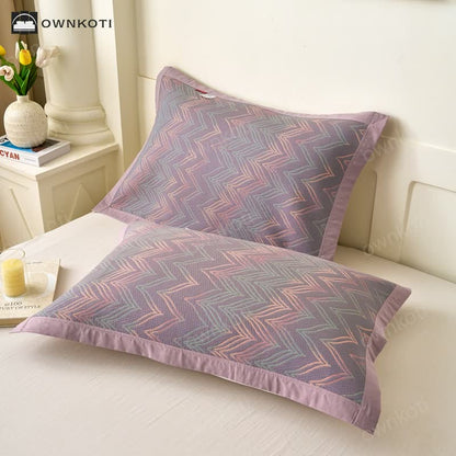 Cotton Gauze Yarn-dyed Jacquard Breathable Quilt