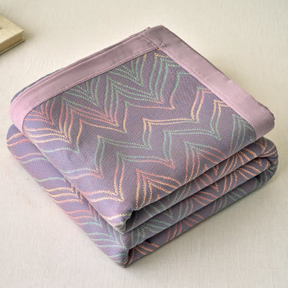 Cotton Gauze Yarn-dyed Jacquard Breathable Quilt