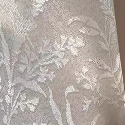 Branches Leaves Hollow Out Sheer Gauze Curtain