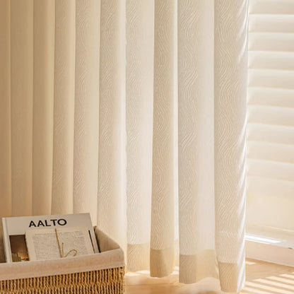 French Jacquard Floral Sheer Curtain
