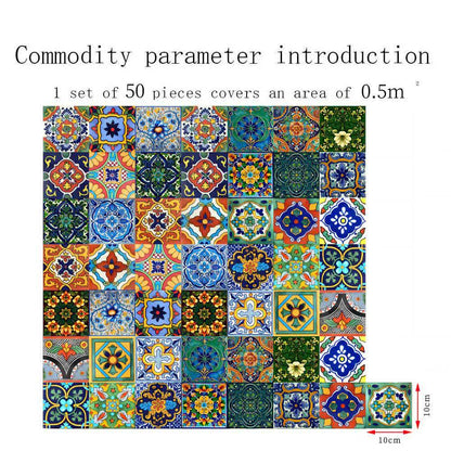 Moroccan Style DIY Wall Tile Stickers