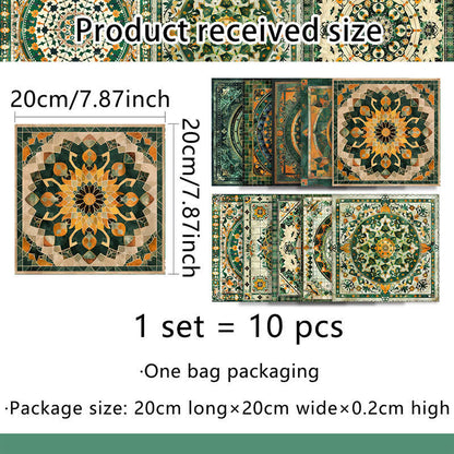 Moroccan Style DIY Peel & Stick Wall Tile Stickers