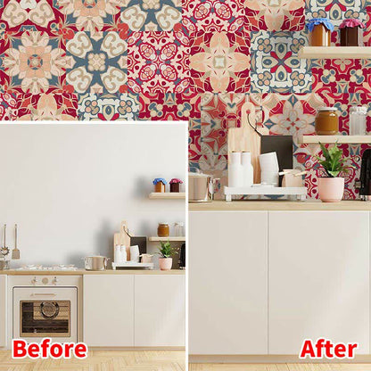 Moroccan Waterproof Backsplash Tile Decals