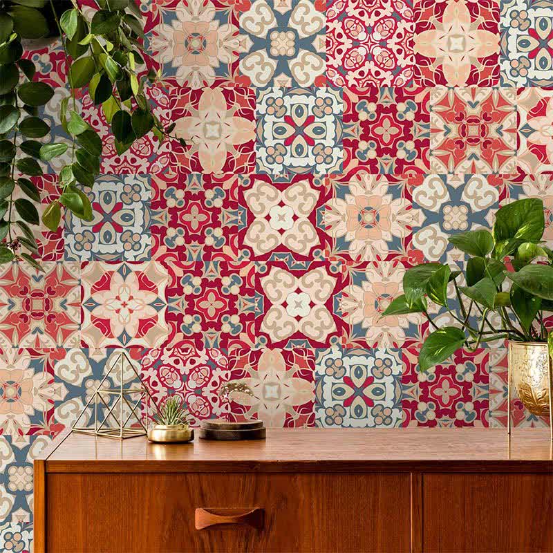 Moroccan Waterproof Backsplash Tile Decals