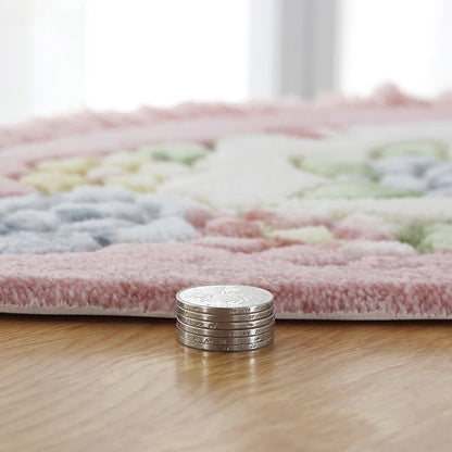 Floral Tassel Non-Slip Carpet Stair Treads