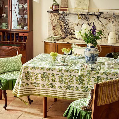 Waterproof Refresh Floral Soft Tablecloth