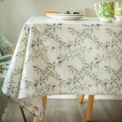 Pastoral Style Waterproof Soft Tablecloth