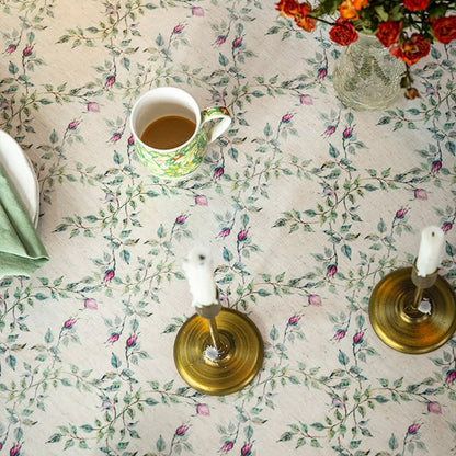 Pastoral Style Waterproof Soft Tablecloth