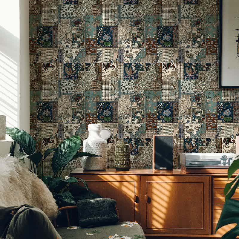 Exotic Style DIY Peel and Stick Wallpaper