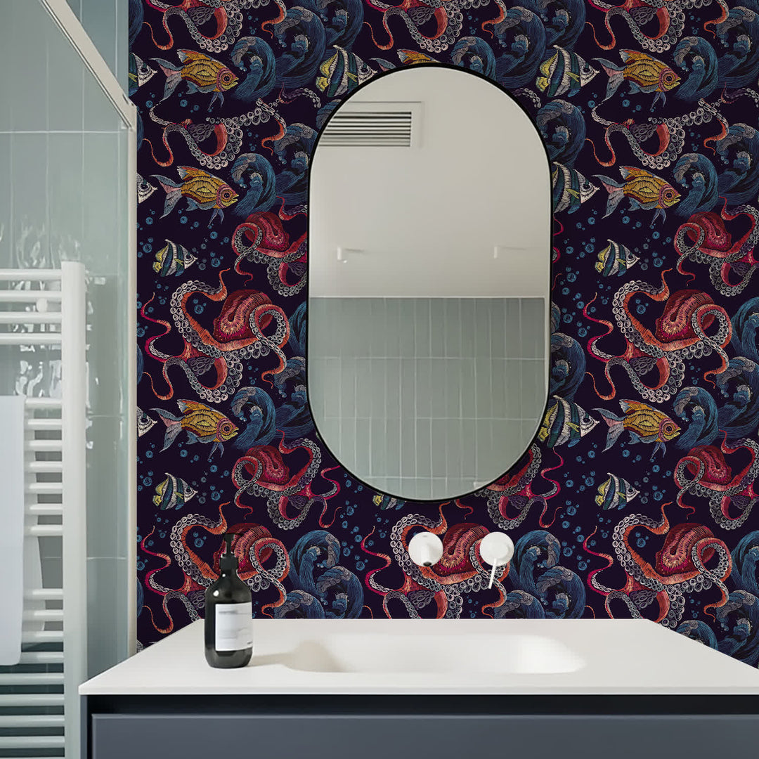 Removable Undersea World DIY Decorative Wallpaper