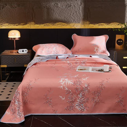 Cooling Reversible Rural Bamboo Coverlet