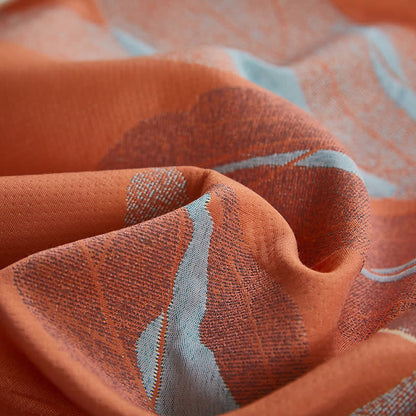 Jacquard Leaf Reversible Breathable Coverlet