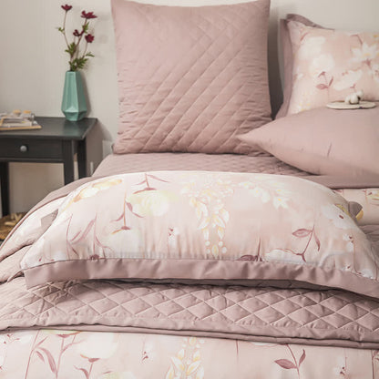 Lyocell Fiber Quilted Floral Bedding