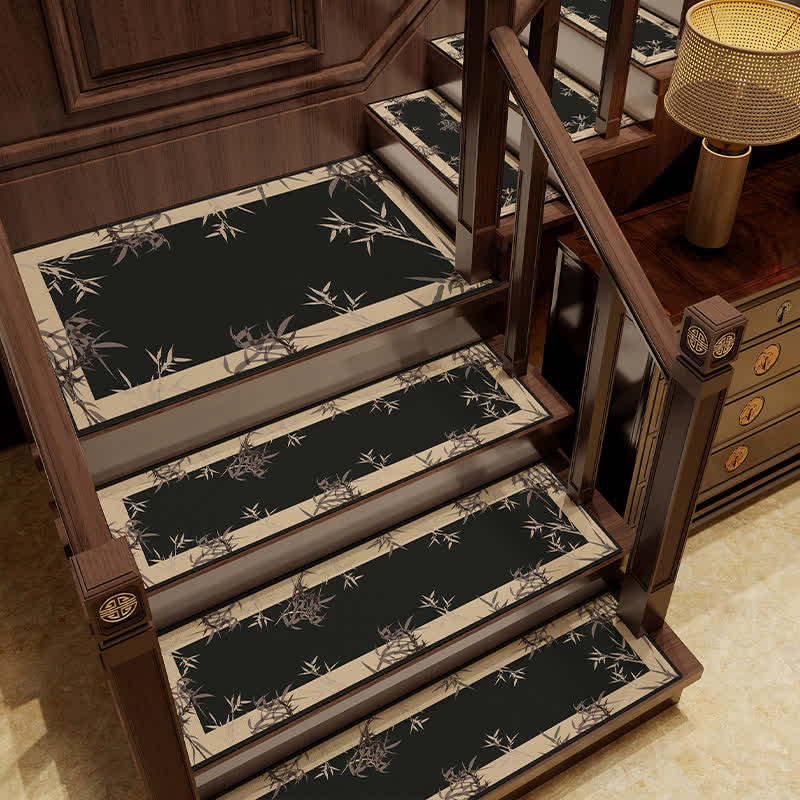 Bamboo Non-slip Diatom Mud Stair Treads Carpet