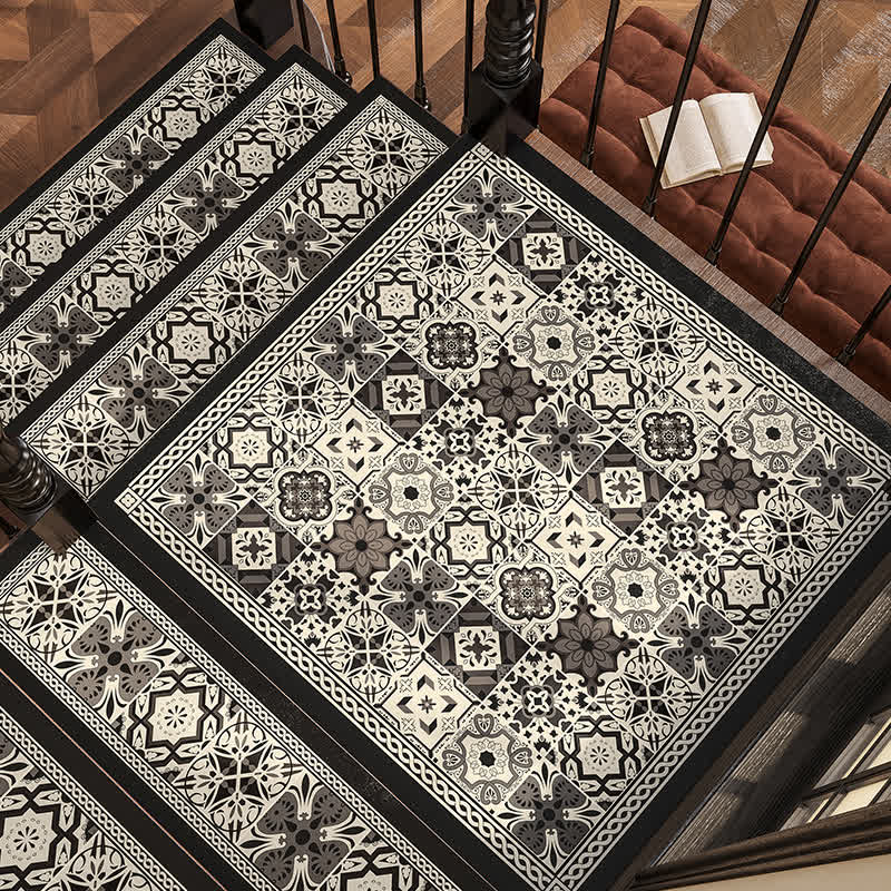 Bohemian Diatom Mud Non-slip Stair Treads Carpet