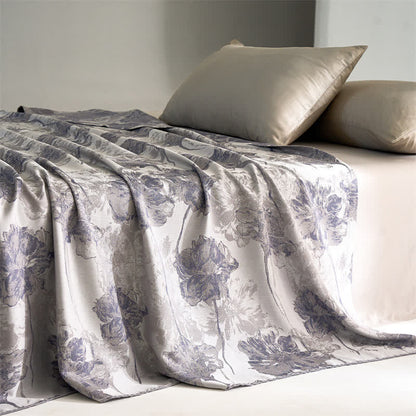 Lyocell Fiber Breathable Floral Soft Quilt