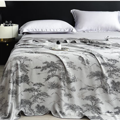 Landscape Bamboo Fiber Breathable Soft Quilt