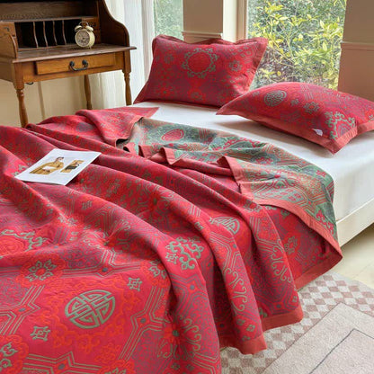 Three Layers Gauze Vintage Cotton Quilt