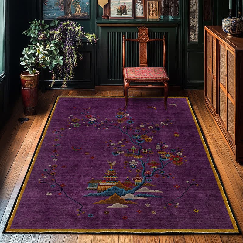 Washable Natural Landscape Anti-slip Area Rug