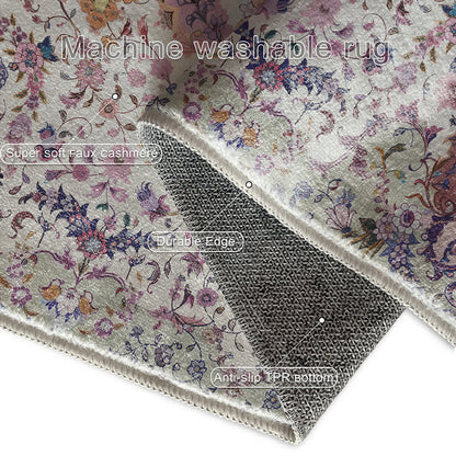 Persian Ethnic Style Anti-slip Decorative Area Rug