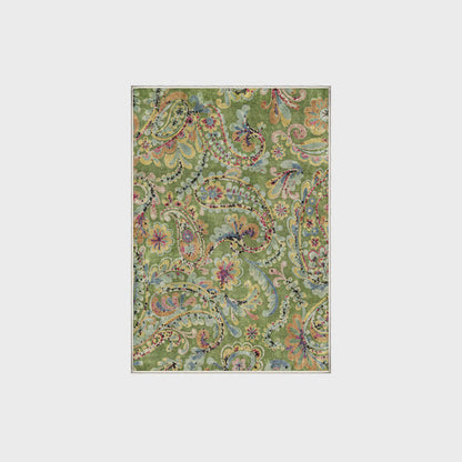 Ethnic Paisley Anti-slip Indoor Outdoor Rug