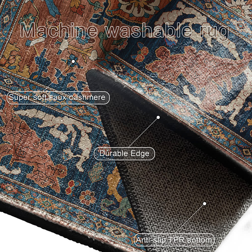 Vintage Ethnic Anti-slip Indoor Outdoor Rug